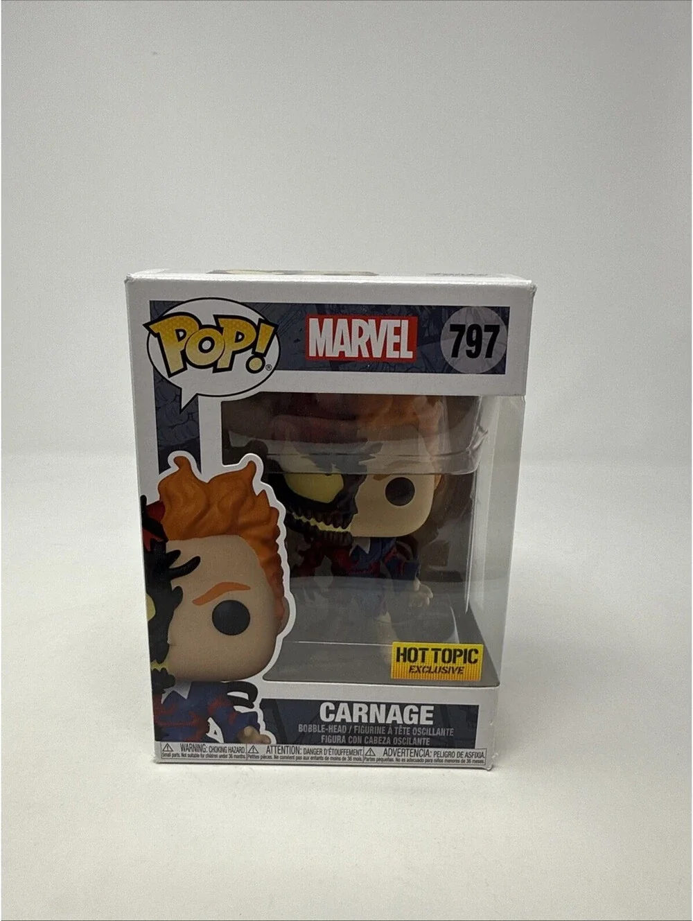 Funko Pop! Vinyl: Marvel - Carnage - Hot Topic (Exclusive) #797